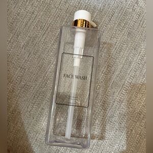 NWT Face wash bottle with pump